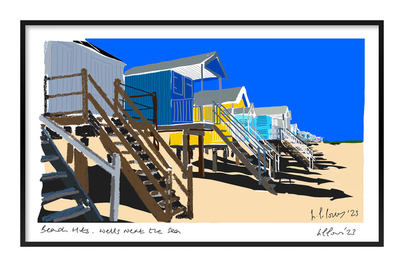 Beach Huts, Wells next the sea