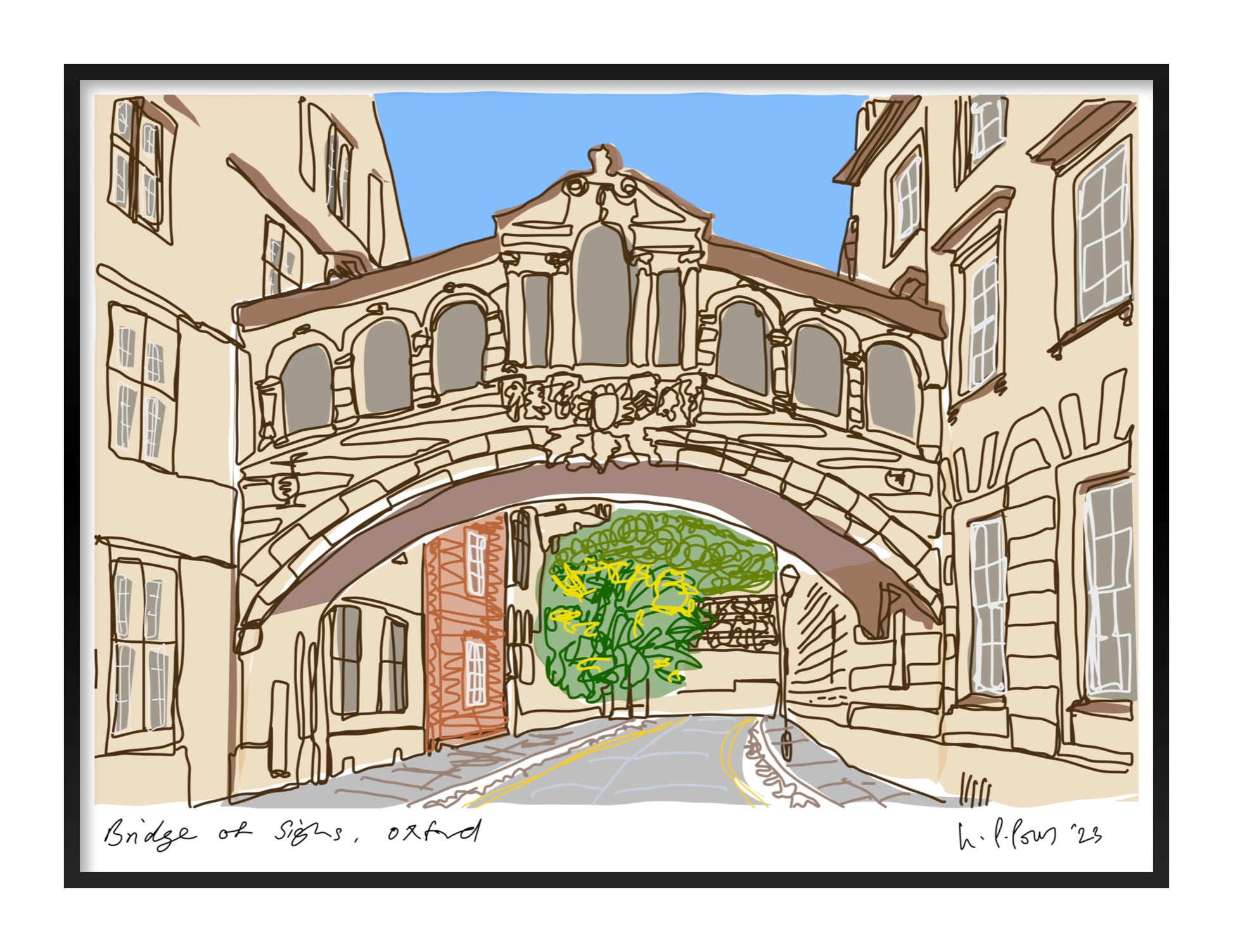 Bridge of sighs, Oxford