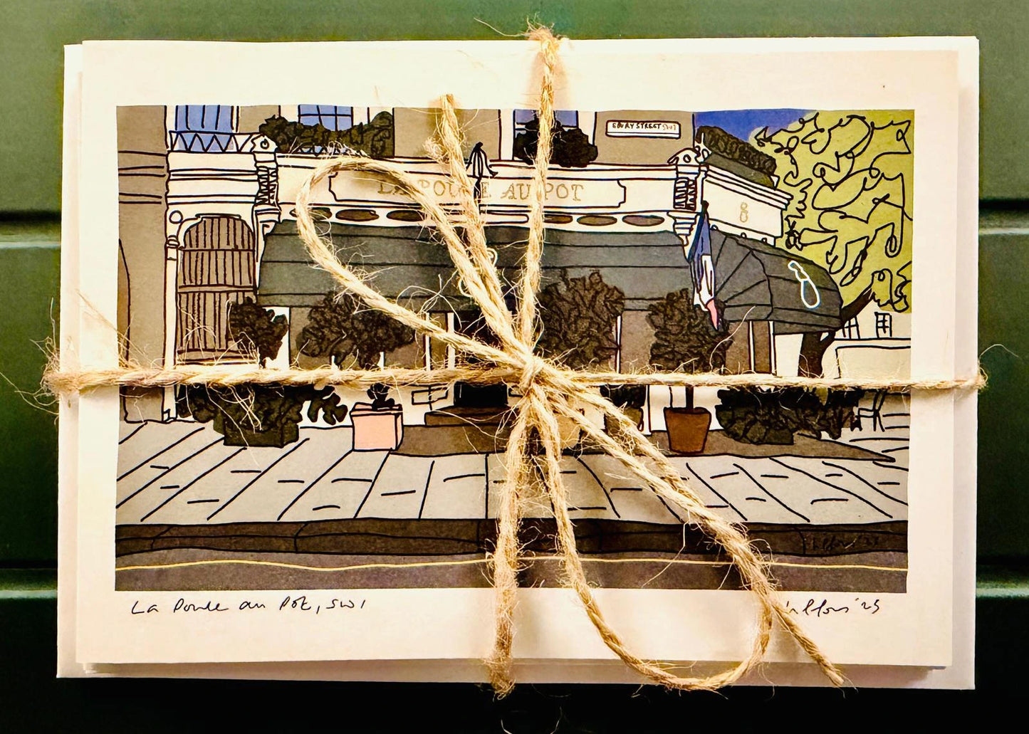 La Poule au Pot, SW1, Greeting Cards