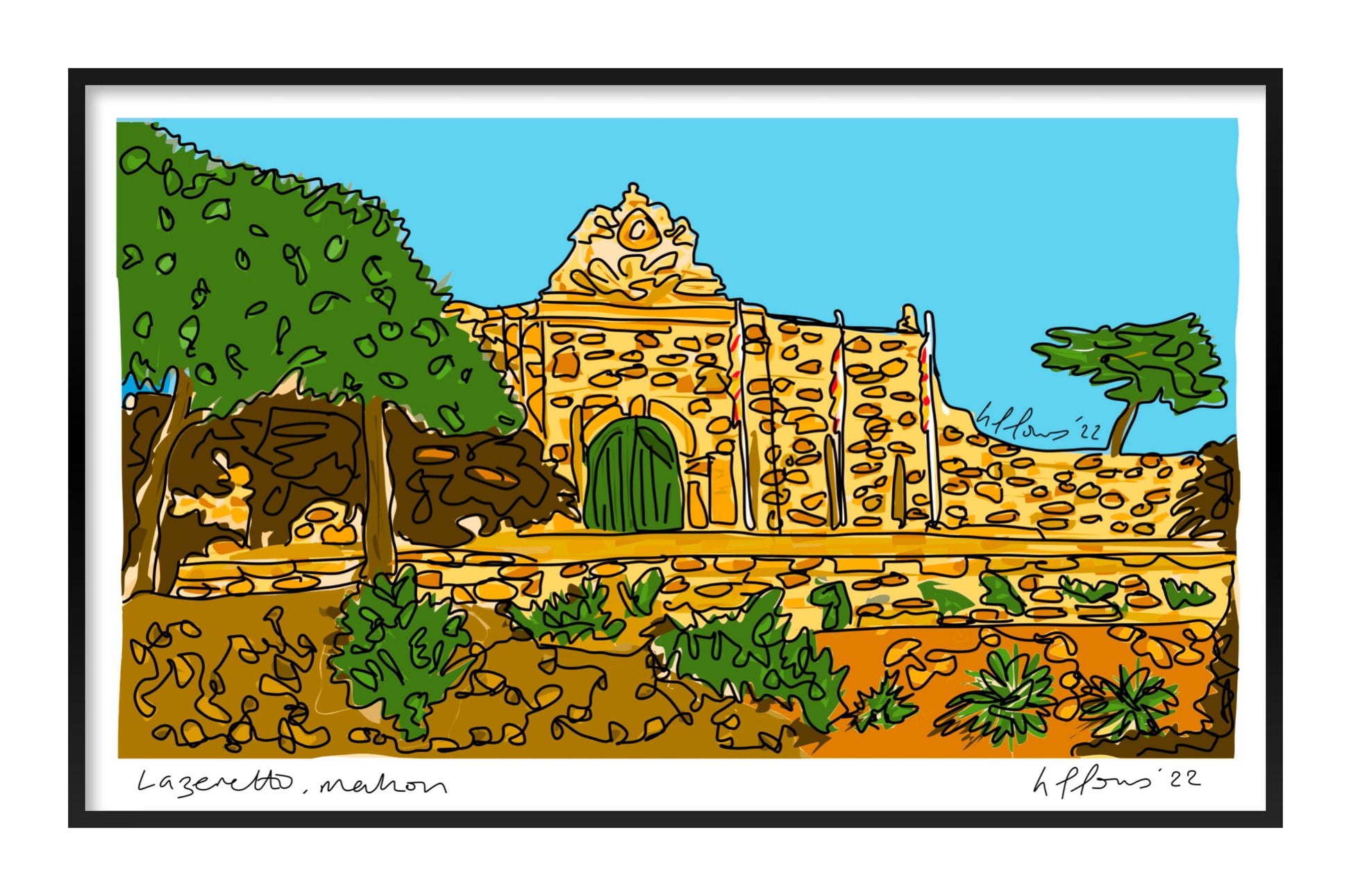 Lazereto, Mahon