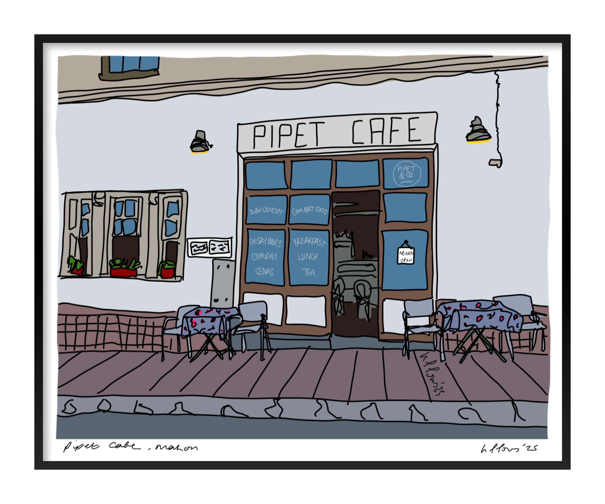 Pipet Cafe, Mahon